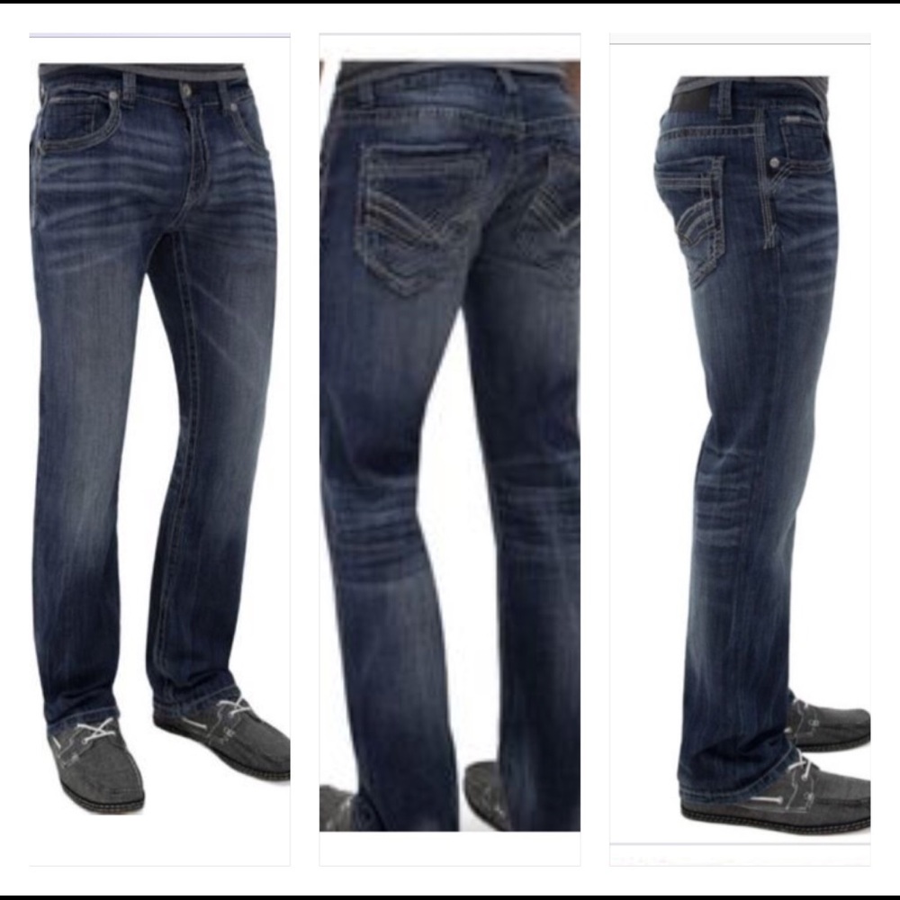 BUCKLE BLACK Three Straight Stretch Men's Jeans 27